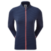 FootJoy Full-Zip Lightweight Tonal Stripe Midlayer