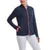 FootJoy Full-Zip Lightweight Tonal Stripe Midlayer