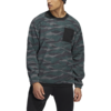 Adidas Texture-Print Crew Sweatshirt