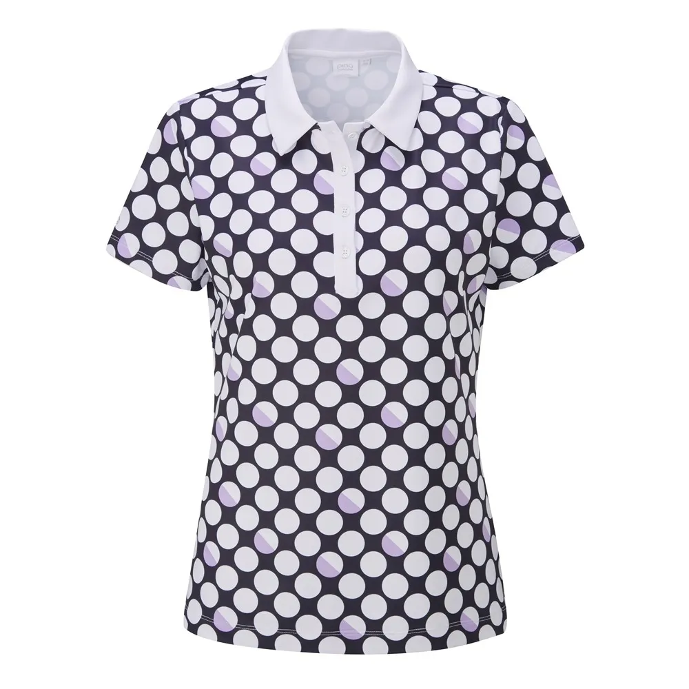 Ping Iona Women's Black Multi | Polo & T-Shirts | DIGITALGOLF