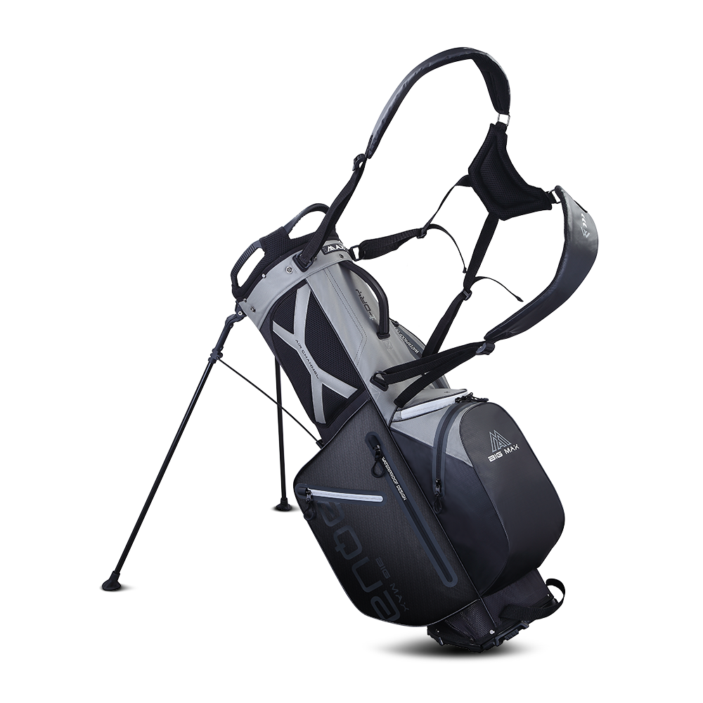 Big Max Aqua Eight G Stand Bag Grey/Black | Stand Bags | DIGITALGOLF