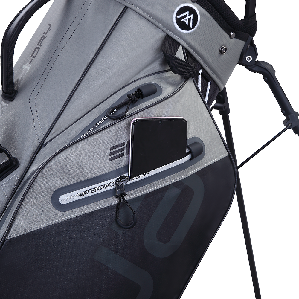 Big Max Aqua Eight G Stand Bag Grey/Black | Stand Bags | DIGITALGOLF