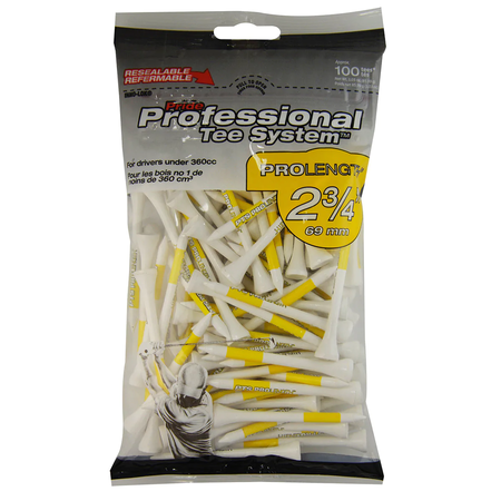 Pride PTS 2 3/4" - 69mm Tees Yellow Pack 100